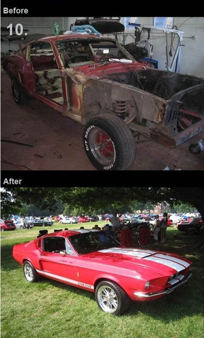 Retro cars restoration before after5 Retro cars restoration   before & after pics