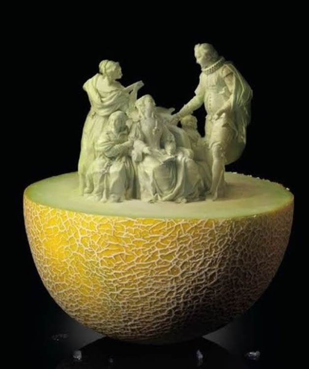 fruit carving 11 Excellent creative pieces of fruit and vegetables