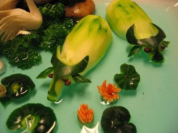 fruit carving 23 Excellent creative pieces of fruit and vegetables